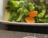 Édesburgonyás sült brokkoli, tejszínesen recept fázis 4 fotója