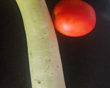 A picture of step 1 of Dudhi tomato soup for weight loss.