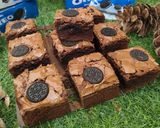 A picture of step 8 of Oreo & Chocolate Brownie 🍫🍫🍫.