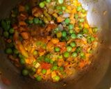 A picture of step 3 of Vegetable Daliya Khichdi.