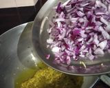 A picture of step 3 of Kadhai paneer.