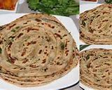 A picture of step 1 of Date's paratha.