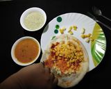A picture of step 7 of Cheese corn dosa.