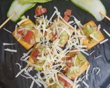 A picture of step 7 of Fifty fifty open sandwich.