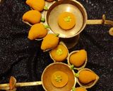 A picture of step 4 of Mango Coconut Peda.