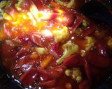 Foto langkah ke 6 dari resep Sosis Asam Manis Pedas.