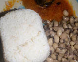 A picture of step 6 of Local rice and beans.