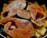 Hình bước làm 4 của món Cá hồi kho thơm( Dứa ).