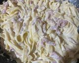 Foto del paso 3 de la receta: Espaguetis con nata y bacon