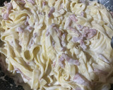 Foto del paso 3 de la receta: Espaguetis con nata y bacon