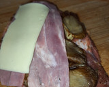 Foto del paso 3 de la receta: Magro cerdo jamón y espárragos y bacon, setas y queso