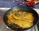 A picture of step 7 of Coconut Eggplant Curry.