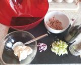 A picture of step 1 of My tuna, Veg and Pasta shells with Cracked Pepper Mayo. 😘.