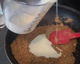 A picture of step 7 of Mohan Thaal (gram flour fudge).