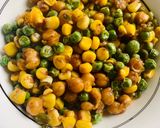 A picture of step 5 of Healthy corn pea salad.