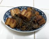 รูปขั้นตอนการทำที่ 10 ของ ผักจีนใส่หมูสามชั้น