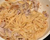 Foto langkah ke 3 dari resep Spicy Aglio e Olio with Sliced Pork Belly.