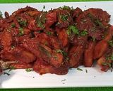 A picture of step 9 of Lal Aloo.