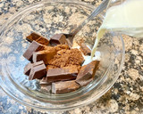 Foto del paso 4 de la receta: Tarta de queso con chocolate y ganache “sin gluten“