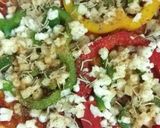 A picture of step 7 of Bell Pepper Pizza Thin Crust On Tava.