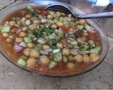 A picture of step 1 of Khata mitha salad.