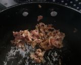 Foto del paso 3 de la receta: Ensalada de espinacas con tocino