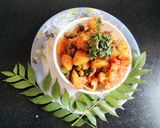 A picture of step 13 of Vegetable kurma Restaurant style.