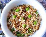 Gambar langkah 3 resipi Nasi Goreng Petai.