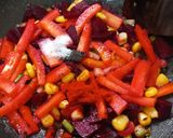 A picture of step 3 of Beetroot Carrot & Sesame Pulao.
