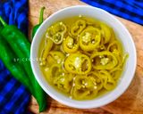 A picture of step 4 of Homemade Pickled chillies.
