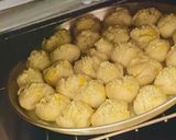 Foto del paso 5 de la receta: PANCITOS SABORIZADOS CON DOS TIPOS DE QUESOS (premezcla con levadura) 🤩😋😋🥯🧀🥖😍