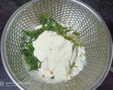 A picture of step 2 of Traditional Gujarati Rice Panki.