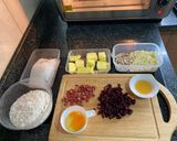 A picture of step 2 of Double Berry white choc chip cookie.