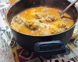Foto del paso 4 de la receta: Estofado de albóndigas con papas y arroz 🥔🍛