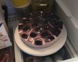 Hình bước làm 15 của món Bánh mousse Blackberries tuyết rơi kg dùng lò nướng