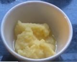 A picture of step 1 of Kaju ka halwa.
