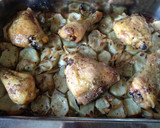 Foto del paso 8 de la receta: Pollo al horno con patatas