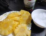 A picture of step 1 of Rising Sun Cocktail.