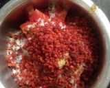 A picture of step 2 of Instant tomato pickle.