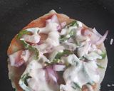 A picture of step 3 of Mini Suji Pizza.