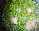 A picture of step 1 of Beans Sabji.