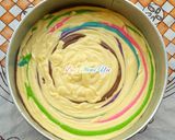 Foto langkah ke 6 dari resep Bolu Macan Rainbow.