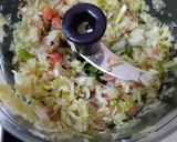 A picture of step 1 of Vegetables loaded Paratha.