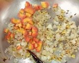 A picture of step 3 of Palak Khichdi.