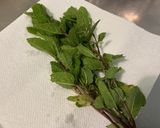 Une image de l'étape 7 de Semoule au thon, légumes, menthe et olives noires.