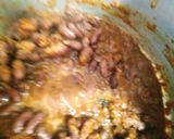 A picture of step 2 of Rajma Sabzi.
