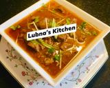 A picture of step 3 of Lamb Qorma.