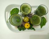पालक आंवला ग्रीन जूस (Palak Aamla Green Juice Recipe In Hindi) रेसिपी चरण 4 फोटो