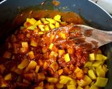 A picture of step 5 of Raw Mango jaggery pickle.