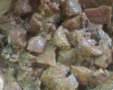 A picture of step 4 of Behari boti.